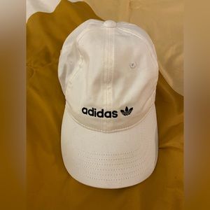 Adidas Classic Baseball Cap Hat Adult Adjustable Ivory Polyester Cotton